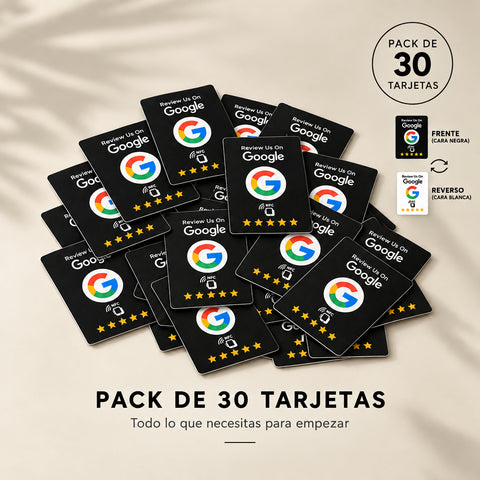 Tarjetas NFC para Reseñas de Google