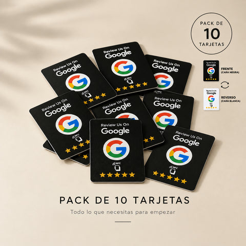 Tarjetas NFC para Reseñas de Google