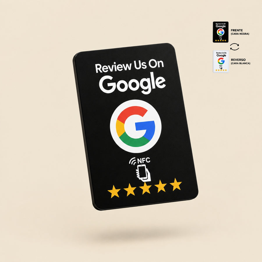 Tarjetas NFC para Reseñas de Google para Negocios