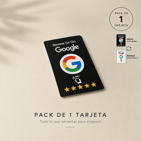 Tarjetas NFC para Reseñas de Google