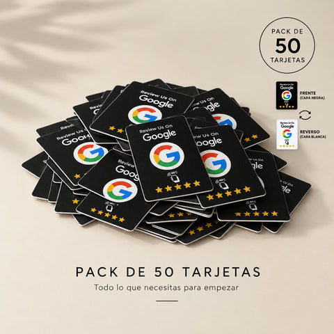 Tarjetas NFC para Reseñas de Google